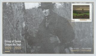 2020 Canada #3243f Group of Seven: Church by the Sea, J.E.H. MacDonald FDC