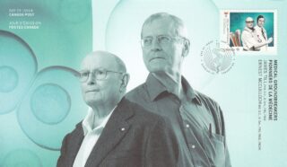 2020 Canada #3246 Medical Groundbreakers: Dr. James Till and Dr. Ernest McCulloch FDC