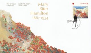 2020 Canada #3252 Mary Riter Hamilton: Trenches on the Somme FDC