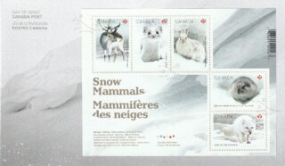 2021 Canada #3275 Snow Mammals FDC