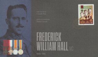 2021 Canada #3306 Valour Road: Frederick William Hall, VC FDC