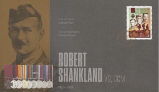 2021 Canada #3306 Valour Road: Robert Shankland, VC FDC