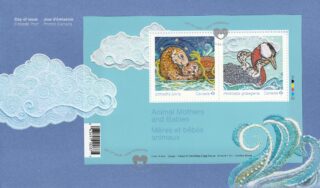 2023 Canada #3378 Animal Mothers and Babies FDC