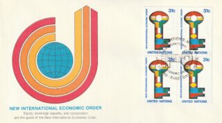 1980 United Nations New York #317 New International Economic Order FDC