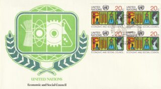 1980 United Nations New York #342 Symbols of Progress FDC