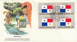 1981 United Nations New York #364 Flag of Panama FDC
