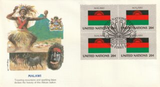 1983 United Nations New York #403 Flag of Malawi FDC