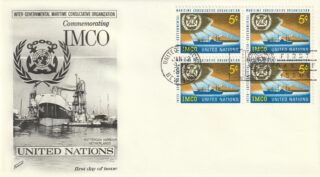 1964 United Nations New York #123 Inter-Governmental Maritime Consultative Organization FDC