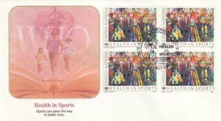 1988 United Nations New York #527 Health in Sports - Marathon FDC