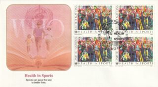 1988 United Nations New York #527 Health in Sports - Marathon FDC