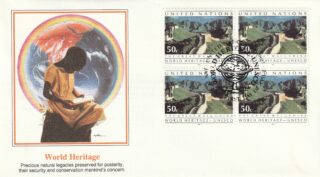 1992 United Nations New York #602 World Heritage - The Great Wall of China FDC