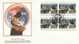 1992 United Nations New York #602 World Heritage - The Great Wall of China FDC