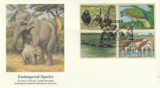 1994 United Nations New York #642a Endangered Species FDC