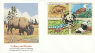 1995 United Nations New York #660a Endangered Species FDC