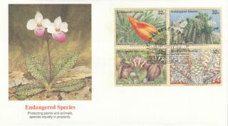 1996 United Nations New York #677a Endangered Species FDC