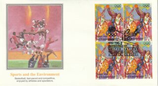 1996 United Nations New York #683 Sport and the Environment - Men's Basketball FDC
