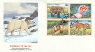 1997 United Nations New York #703a Endangered Species FDC