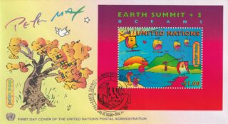 1997 United Nations New York #708 Earth Summit, 5th Anniversary FDC