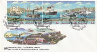 1997 United Nations New York #713a Transportation FDC