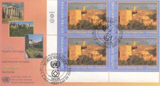 2000 United Nations New York #784 World Heritage Sites, Spain - Granada FDC