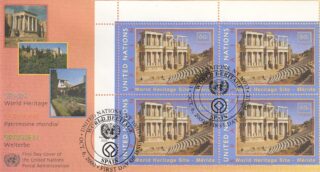 United Nations New York #785 World Heritage Sites, Spain - Merida FDC