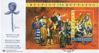 2000 United Nations New York #788 Respect for Refugees FDC