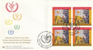 2001 United Nations New York #793 International Volunteers Year FDC
