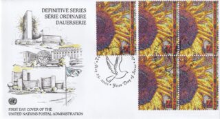 2001 United Nations New York #803 Sunflower FDC