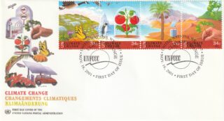 2001 United Nations New York #815a Climate Change FDC