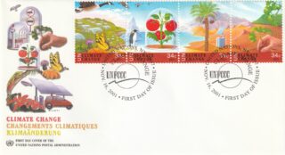 2001 United Nations New York #815a Climate Change FDC