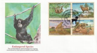 2002 United Nations New York #821a Endangered Species FDC