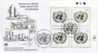 2003 United Nations New York #838 UN Emblem FDC