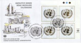 2003 United Nations New York #838 UN Emblem FDC