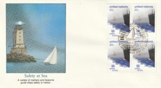 1983 United Nations New York #394 Safety at Sea FDC