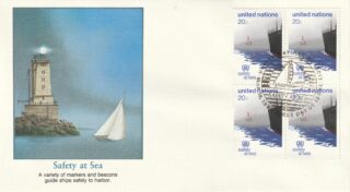 1983 United Nations New York #394 Safety at Sea FDC