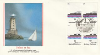 1983 United Nations New York #395 Safety at Sea FDC