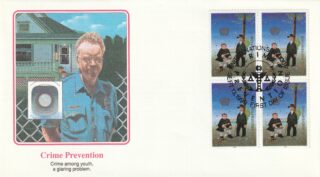 1990 United Nations New York #580 Crime Prevention - Crimes of Youth FDC