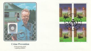 1990 United Nations New York #581 Crime Prevention - Organized Crime FDC