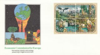 1991 United Nations New York #587a Economic Commission for Europe FDC