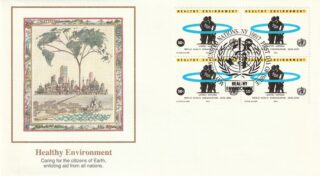 1993 United Nations New York #625 Healthy Environment - Family FDC