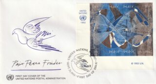 1993 United Nations New York #632a International Peace Day FDC