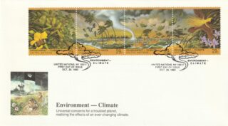 1993 United Nations New York #636a Environment - Climate FDC