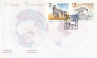 2005 Canada #1692a Wildlife Definitives High Values FDC