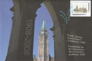 2008 Canada #S78 Public Service Commission of Canada Centenary (1908 - 2008) SEC
