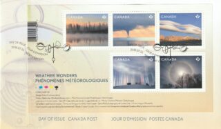2018 Canada #3111 Weather Wonders FDC