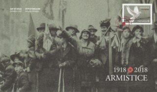 2018 Canada #3131 Armistice 1918 - 2018 - Dove and barbed wire FDC
