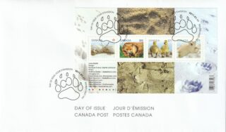 2011 Canada #2424 Baby Wildlife Definitives (1) FDC