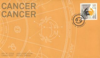 2011 Canada #2452 Signs of the Zodiac - Cancer: The Crab FDC