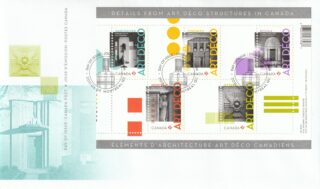 2011 Canada #2471 Architecture: Art Deco FDC