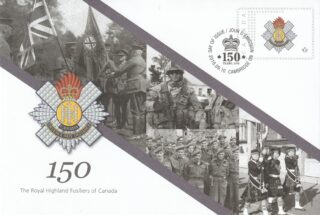 2016 Canada #S111 The Royal Highland Fusiliers of Canada, 150th Anniversary SEC